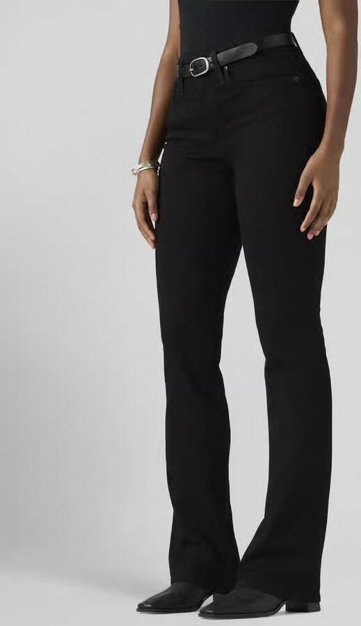 Levi's 725 HIGH RISE BOOTCUT high waist bootcut jeans black denim - Foto 5