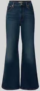 Levi's 300 Bootcut jeans van katoenmix model 'RIBCAGE FLARE'