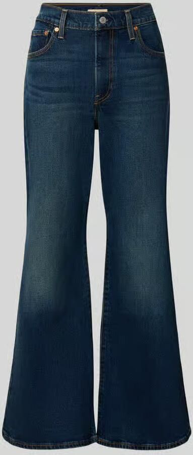 Levi's 300 Bootcut jeans van katoenmix model 'RIBCAGE FLARE'