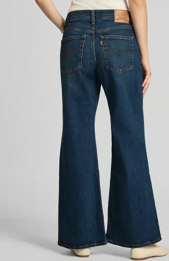 Levi's 300 Bootcut jeans van katoenmix model 'RIBCAGE FLARE' - Foto 2
