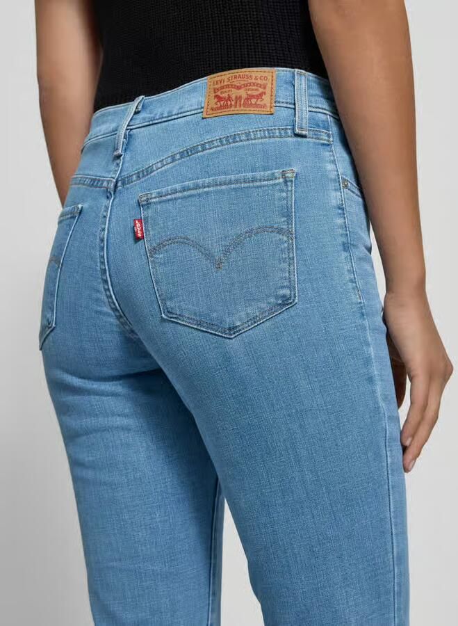 Levi's 300 Shaping skinny fit capri-jeans met riemlussen model '311™' - Foto 2