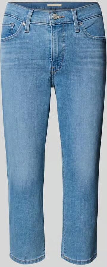 Levi's 300 Shaping skinny fit capri-jeans met riemlussen model '311™'