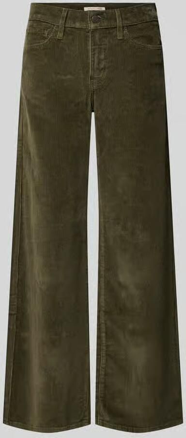 Levi's 300 High waist corduroy broek met bandplooien