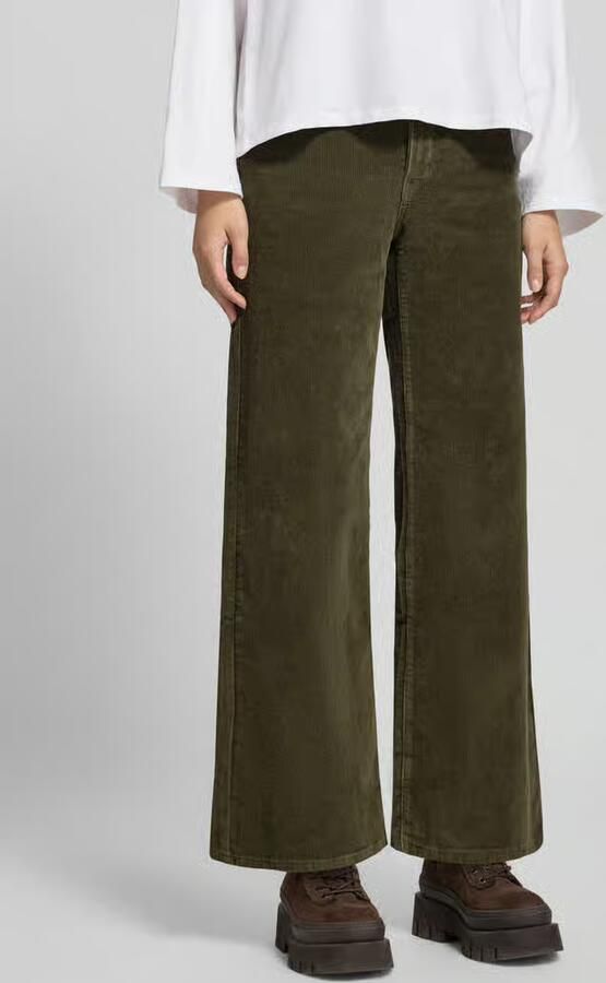 Levi's 300 High waist corduroy broek met bandplooien - Foto 2