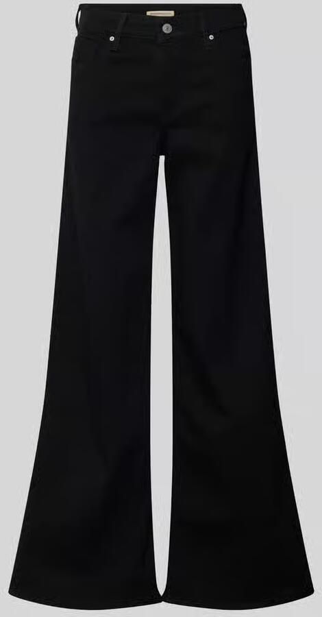 Levi's 300 Wide Leg Jeans van katoenmix model '318' - Foto 5