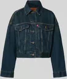 Levi's 300 Jeansjack met labeldetail model 'LOOSE CROP TRUCKER'