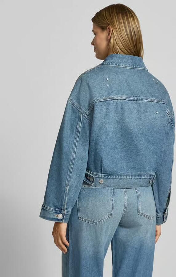 Levi's 300 Loose fit jeansjack van zuivere katoen model 'LOOSE CROP TRUCKER' - Foto 3