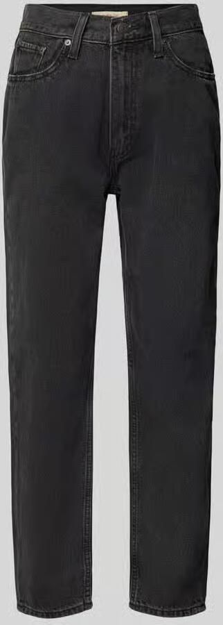 Levi's Zwarte jeans met hoge taille en relaxte pasvorm Zwart Dames - Foto 7