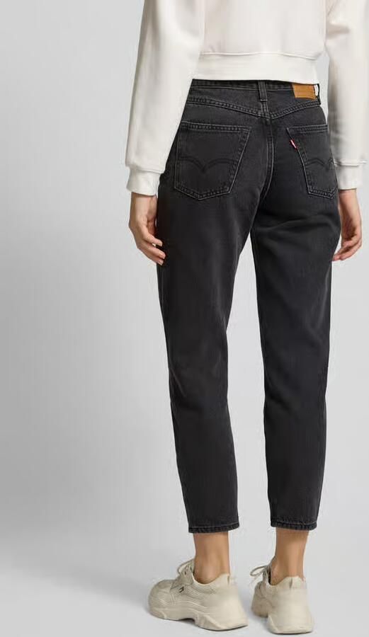 Levi's Zwarte jeans met hoge taille en relaxte pasvorm Zwart Dames - Foto 7