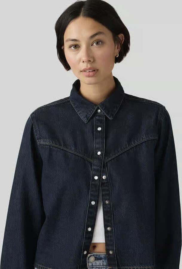 Levi's 300 Regular fit jeanshemd van mix van katoen en lyocell model 'ELI'