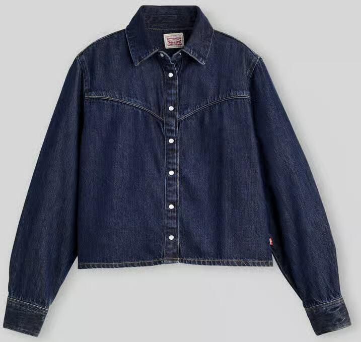 Levi's 300 Regular fit jeanshemd van mix van katoen en lyocell model 'ELI' - Foto 2