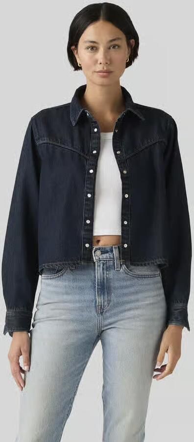 Levi's 300 Regular fit jeanshemd van mix van katoen en lyocell model 'ELI' - Foto 2
