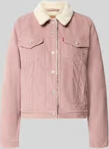 Levi's 300 Regular Fit jeansjack van puur katoen model 'ORIGINAL SHERPA TRUCKER'