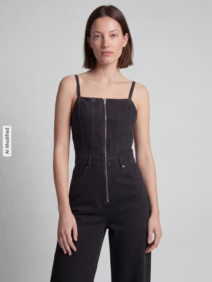 Levi's 300 Regular fit jumpsuit van puur katoen model 'SEAMED'