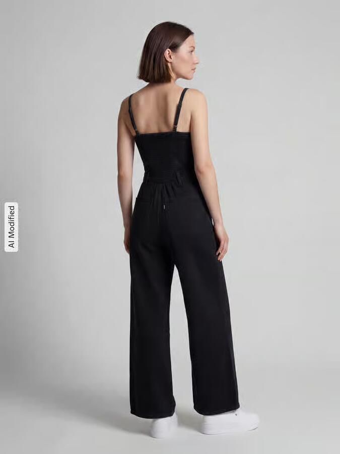 Levi's 300 Regular fit jumpsuit van puur katoen model 'SEAMED'