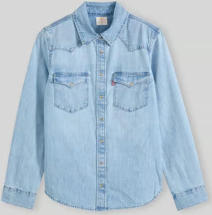 Levi's 300 relaxed fit jeansblouse van katoenmix