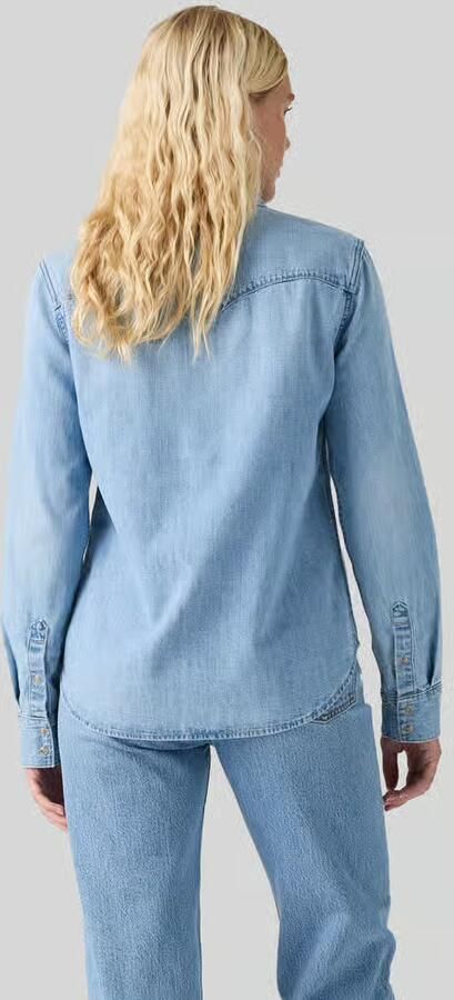 Levi's 300 relaxed fit jeansblouse van katoenmix - Foto 3