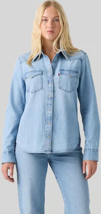 Levi's 300 relaxed fit jeansblouse van katoenmix - Foto 2