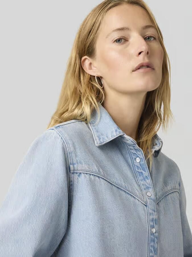 Levi's 300 relaxed fit jeanshemd van mix van katoen en lyocell