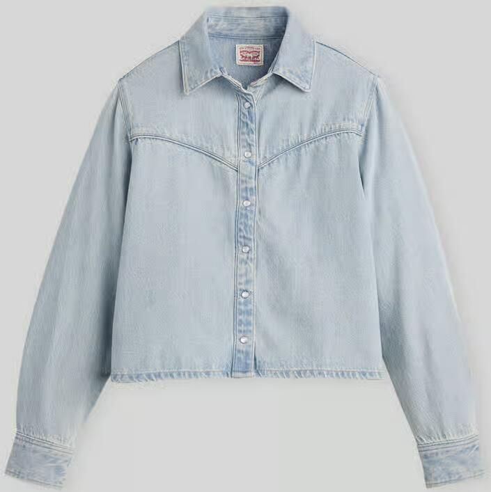 Levi's 300 relaxed fit jeanshemd van mix van katoen en lyocell - Foto 2