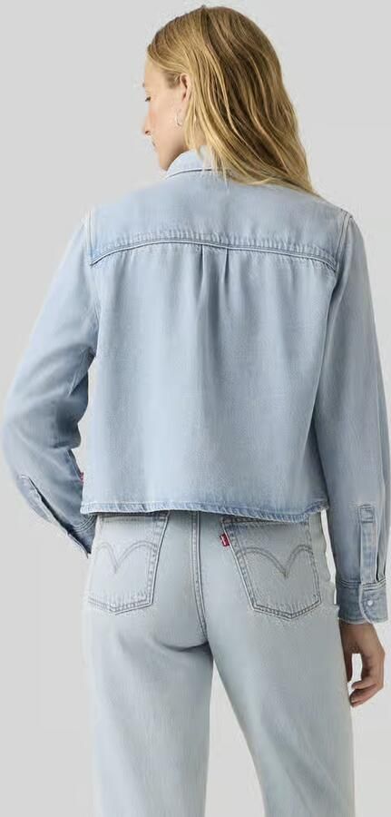 Levi's 300 relaxed fit jeanshemd van mix van katoen en lyocell - Foto 2