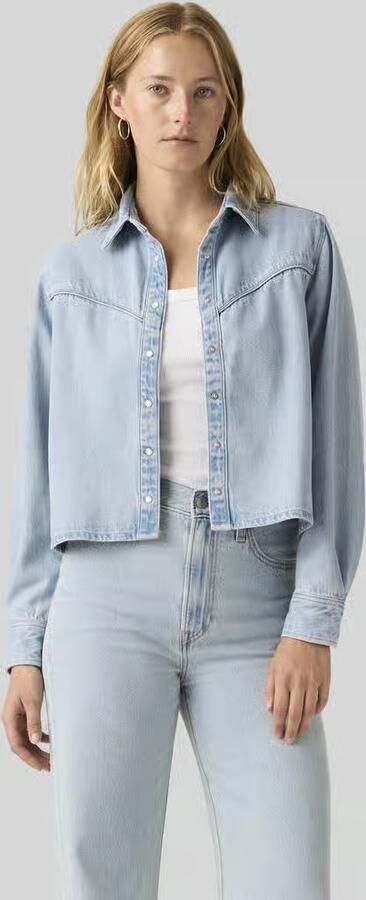 Levi's 300 relaxed fit jeanshemd van mix van katoen en lyocell - Foto 3