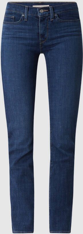 Levi's 300 Shaping straight fit jeans met stretch model '314' 'Water - Foto 2