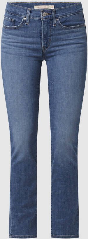 Levi's 300 Shaping straight fit jeans met stretch model '314' 'Water
