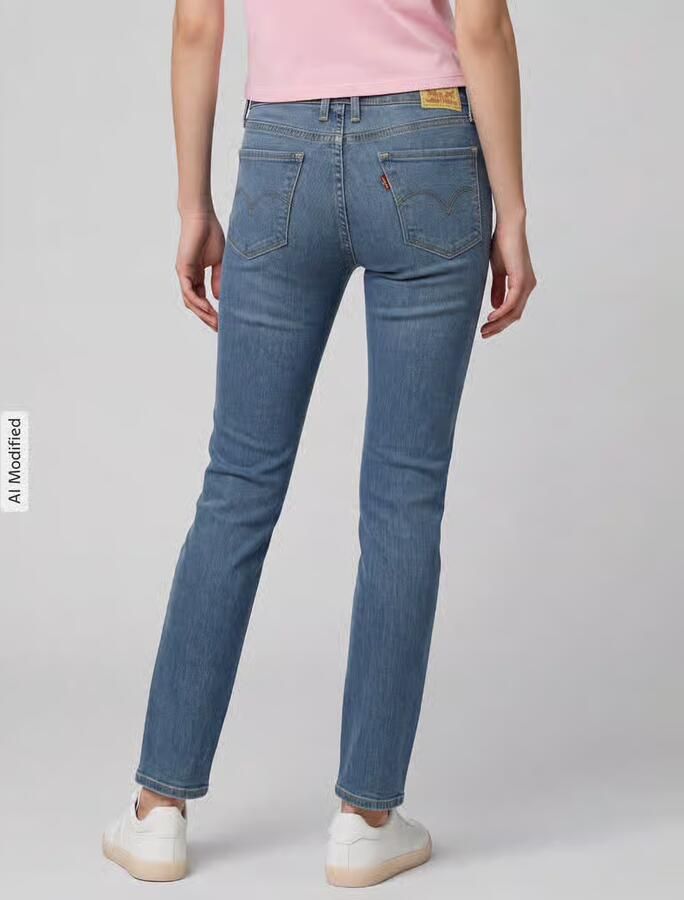 Levi's 300 skinny fit jeans van katoenmix model '311 seamed' - Foto 2
