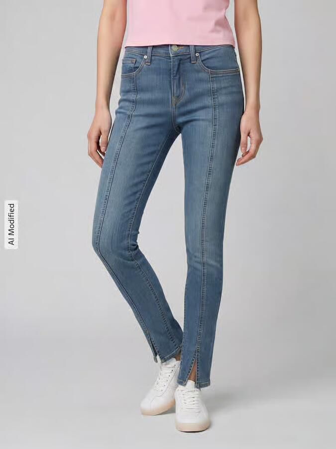 Levi's 300 skinny fit jeans van katoenmix model '311 seamed' - Foto 3