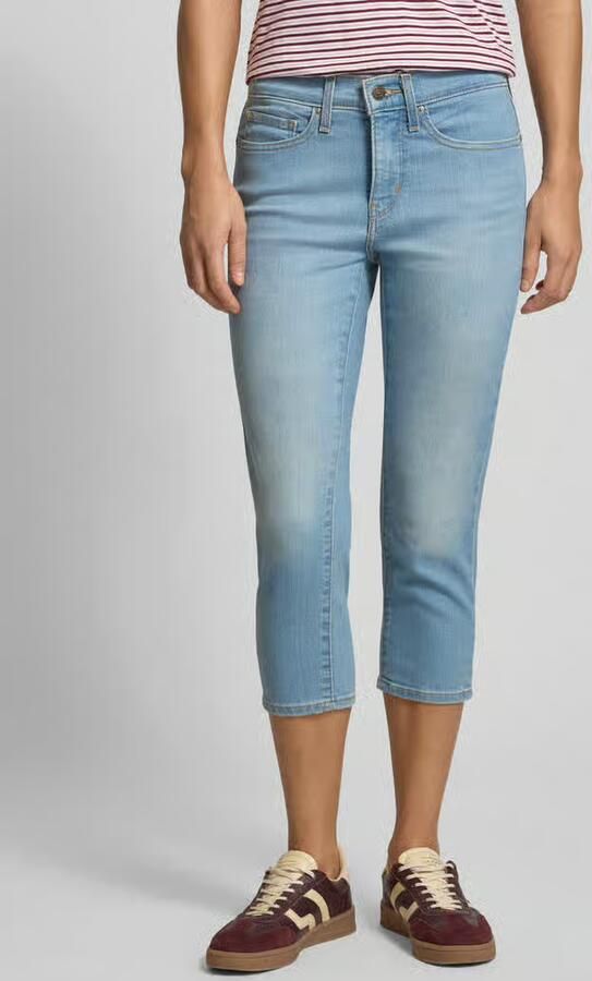 Levi's 300 slim fit caprijeans van katoenmix model '311' - Foto 3