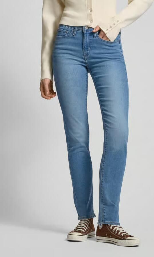 Levi's 312™ Shaping Slim Jeans high waist slim fit jeans light blue denim - Foto 4