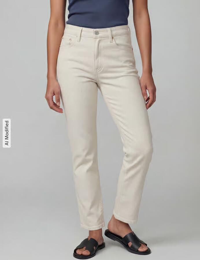 Levi's 300 Slim Fit jeans van katoenmix model 'RIBCAGE' - Foto 2