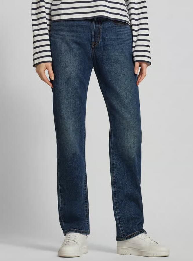 Levi's 300 straight fit jeans van katoenmix in 5-pocketmodel