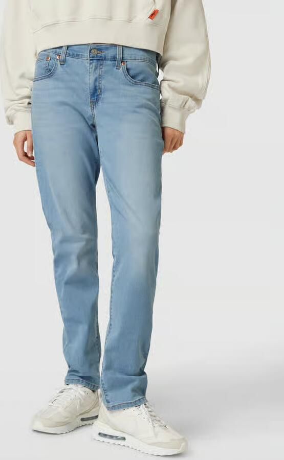 Levi's 300 Straight fit jeans met knoopsluiting model 'BOYFRIEND' - Foto 3