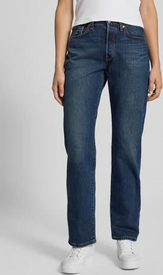 Levi's 300 straight fit jeans van katoenmix in 5-pocketmodel - Foto 8