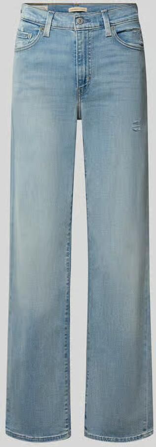 Levi's 300 straight fit jeans van katoenmix