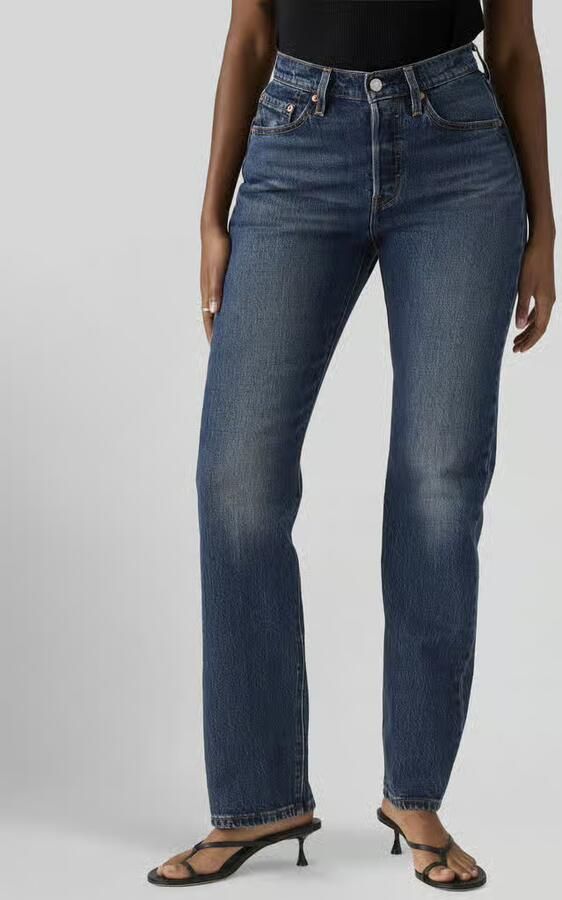 Levi's 300 straight fit jeans van katoenmix in 5-pocketmodel - Foto 13