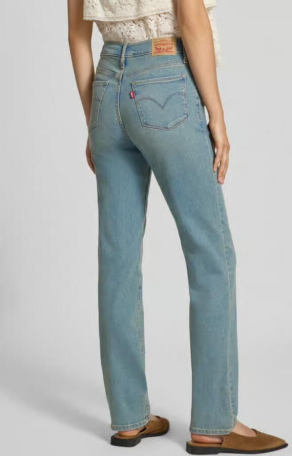 Levi's 300 straight fit jeans van katoenmix model '314 SHAPING STRAIGHT' - Foto 3