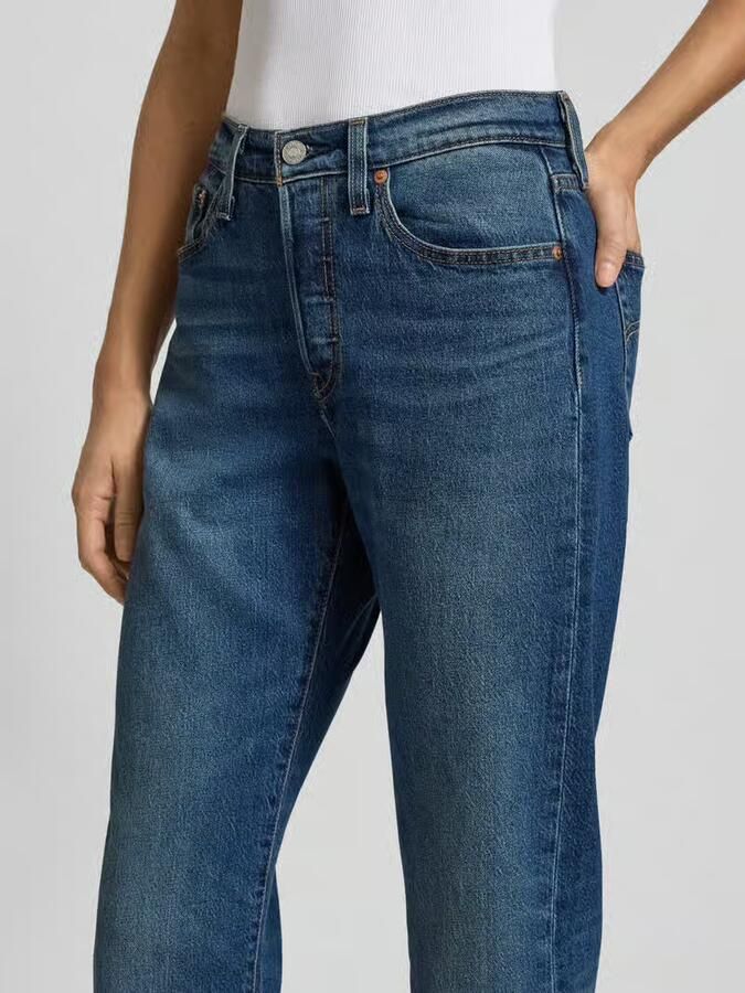 Levi's 300 straight fit jeans van katoenmix model '501 '