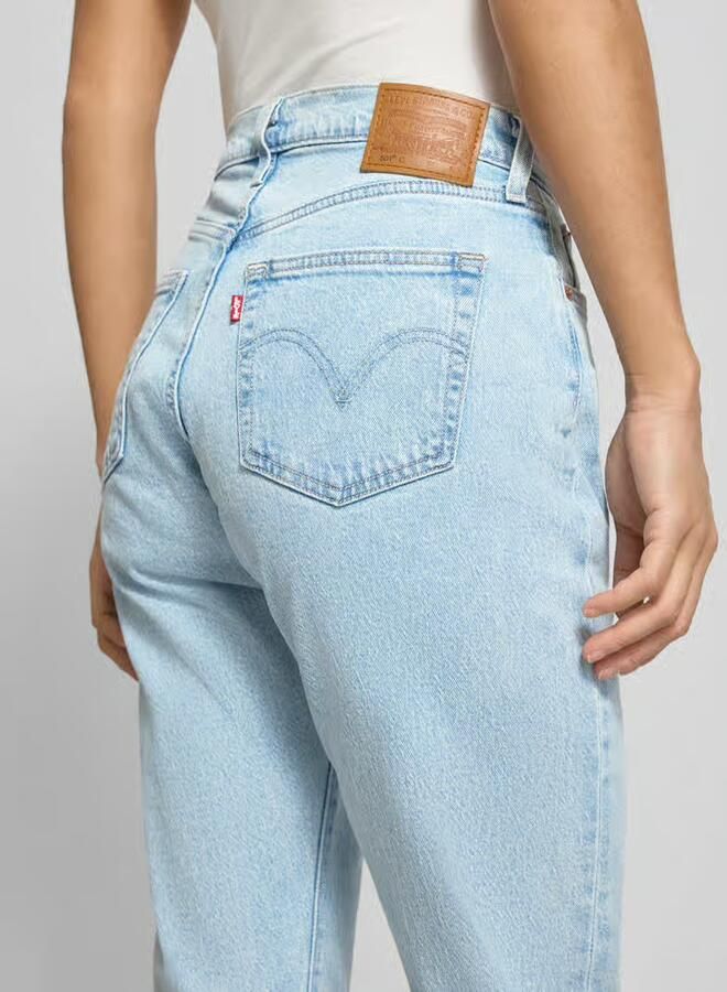 Levi's 300 straight fit jeans van katoenmix model '501 '
