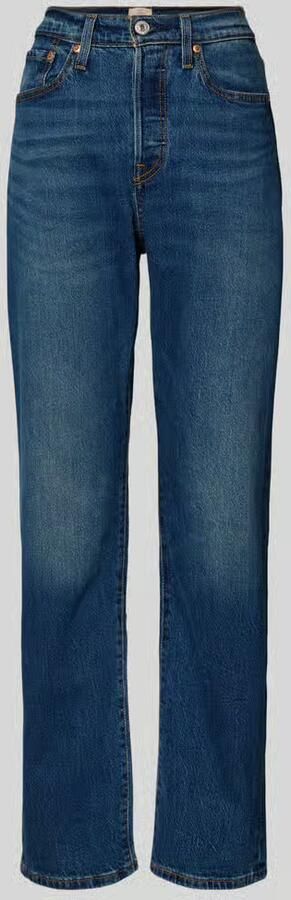 Levi's 300 straight fit jeans van katoenmix model '501 ' - Foto 2