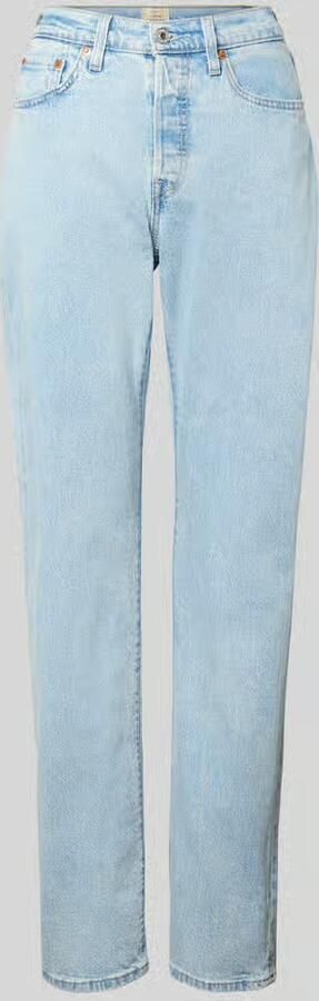Levi's 300 straight fit jeans van katoenmix model '501 ' - Foto 2