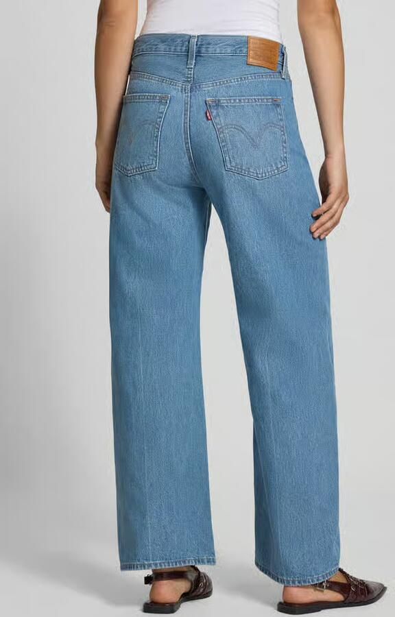 LEVI'S Dames Jeans Ribcage Wide Leg H223 Not The Same Lichtblauw - Foto 8