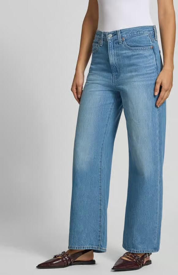 LEVI'S Dames Jeans Ribcage Wide Leg H223 Not The Same Lichtblauw - Foto 7