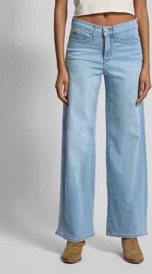 Levi's Flared Bootcut Levis 318 Shaping Wide Leg Tall Glass Of Water - Foto 10