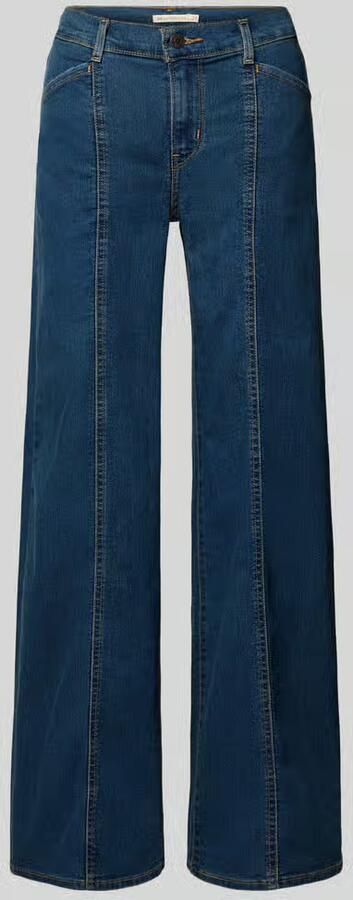 Levi's 300 Wide Leg Jeans van katoenmix model '318' - Foto 2