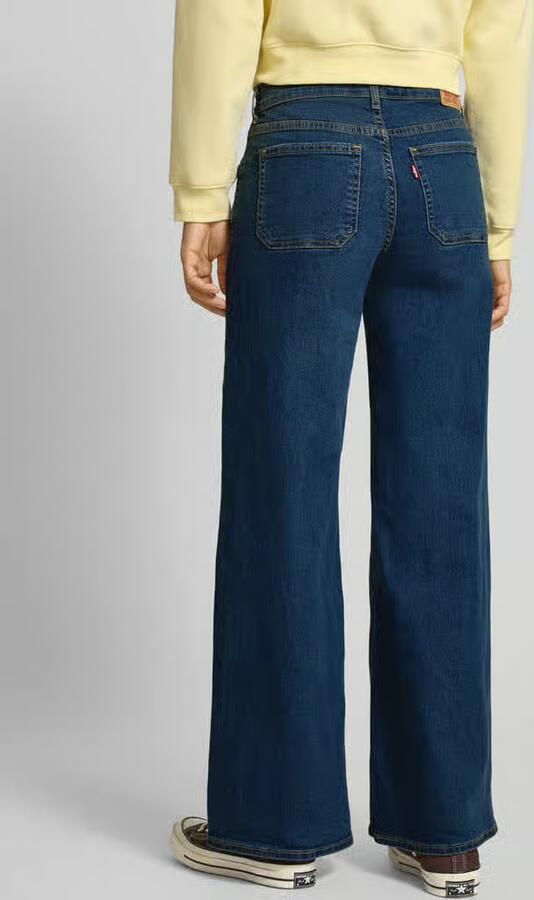Levi's 300 Wide Leg Jeans van katoenmix model '318' - Foto 3