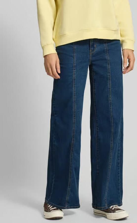 Levi's 300 Wide Leg Jeans van katoenmix model '318' - Foto 2