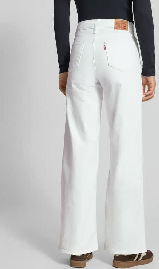 Levi's 300 Wide Leg Jeans van katoenmix model '318' - Foto 3